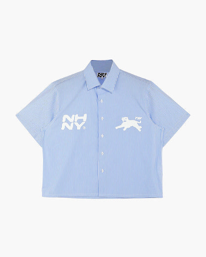 'Panther Stripe' Shirt - Classic Blue