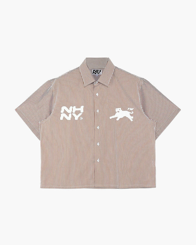 'Panther Stripe' Shirt - Canyon Brown